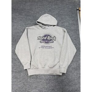 Hard‎ Rock Hotel Casino Sacramento Fire Mountain Hoodie Gray Mens X-Large